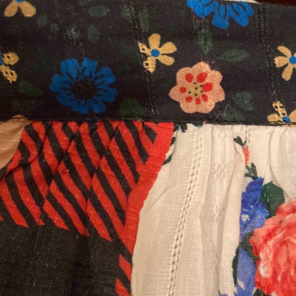 Anthropologie Let Me Be Contrast Floral Maxi Skirt - Picture 6 of 8